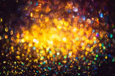 Doğum günü, yıldönümü, düğün, yeni yıl arifesi ya da Noel arifesi için parlak, bulanık ve soyut bir arka plan.