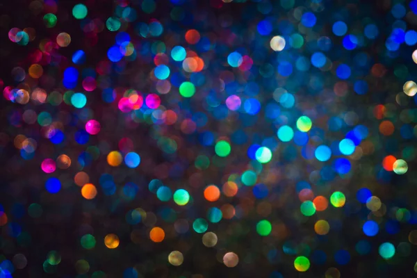 Effet Bokeh Paillettes Coloré Fond Abstrait Flou Pour Anniversaire Anniversaire — Photo