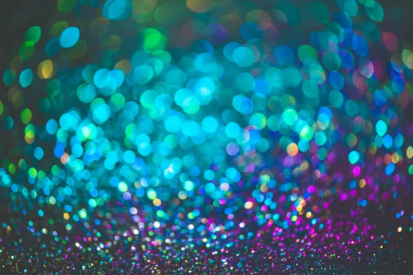Bokeh Αποτέλεσμα Glitter Πολύχρωμο Θολή Αφηρημένη Φόντο Για Γενέθλια Επέτειο — Φωτογραφία Αρχείου