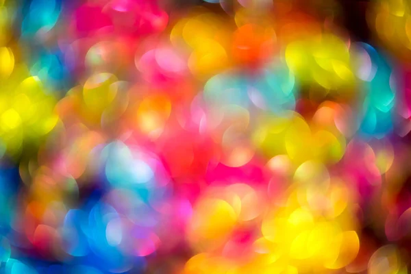 Bokeh Effect Glitter Kleurrijke Wazig Abstracte Achtergrond Voor Verjaardag Jubileum — Stockfoto