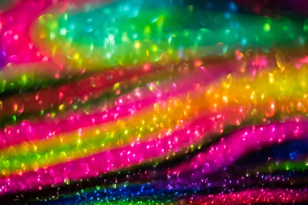 Bokeh Effekt Glitter Färgglada Suddig Abstrakt Bakgrund För Födelsedag Årsdag — Stockfoto