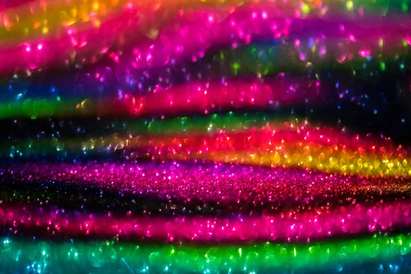 Bokeh Effect Glitter Kleurrijke Wazig Abstracte Achtergrond Voor Verjaardag Jubileum — Stockfoto