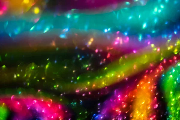 Bokeh Effekt Glitter Färgglada Suddig Abstrakt Bakgrund För Födelsedag Årsdag — Stockfoto