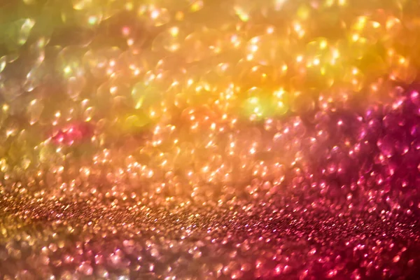 Bokeh Effect Glitter Kleurrijke Wazig Abstracte Achtergrond Voor Verjaardag Jubileum — Stockfoto
