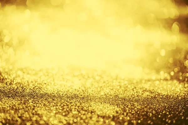 Золотий Блиск Текстури Боке Освітлення Розмитий Абстрактний Фон День Народження — стокове фото