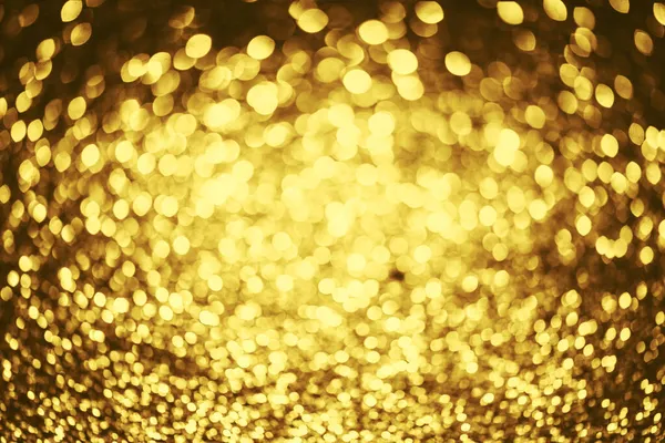 Gouden Glitter Bokeh Verlichting Textuur Wazig Abstracte Achtergrond Voor Verjaardag — Stockfoto