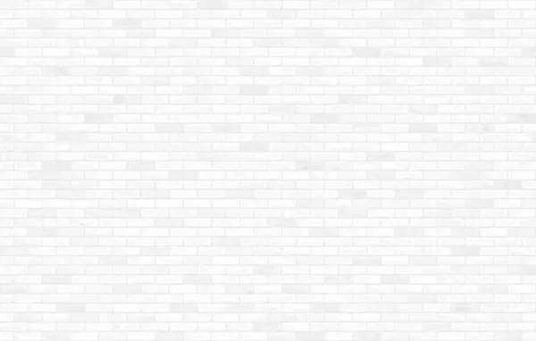 Weiße Und Graue Ziegelsteinwand Nahtlos Muster Textur Hintergrund — Stockvektor
