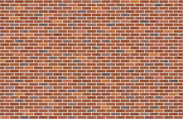 Beautiful brown block brick wall seamless pattern texture background.