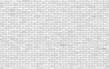 Beyaz ve gri blok tuğla duvar pürüzsüz desen arkaplan.