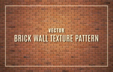 Beautiful brown block brick wall pattern texture background. clipart