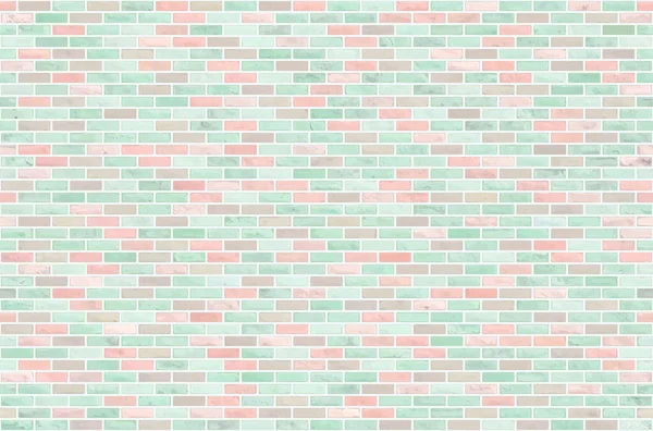 Beautiful Block Brick Wall Seamless Pattern Texture Background — Vector de stock
