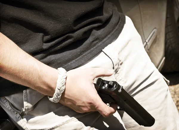 Armed Man — Stock Photo, Image