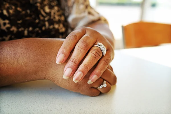 Elderly Hands — Stock Photo, Image