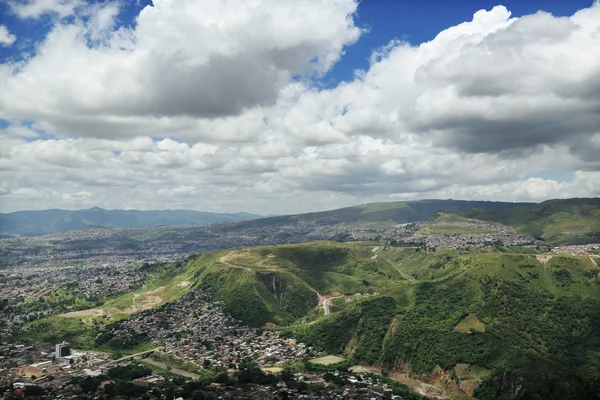 Ciudad de la montaña de Tegucigalpa — Foto de Stock