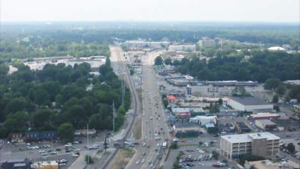 Memphis luchtfoto centrum — Stockvideo