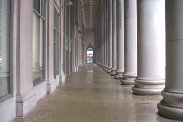 Station Walkway — Stock Video