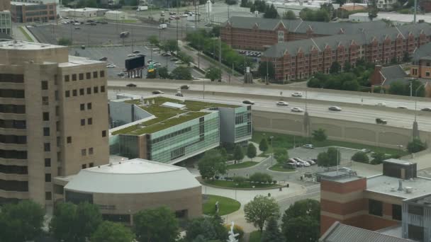 Centro aéreo de Grand rapids — Vídeo de stock