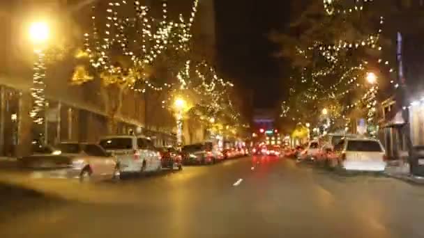 Nashville Holiday Drive — Stock Video