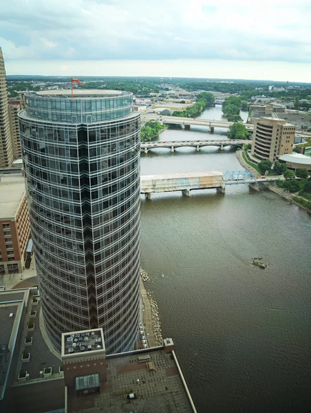 Grand rapids högt upp — Stockfoto