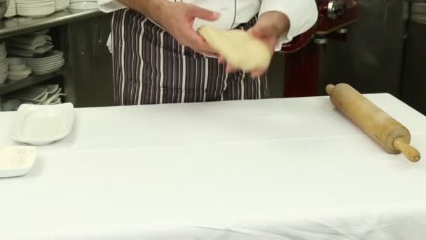 Приготування тіста — стокове відео