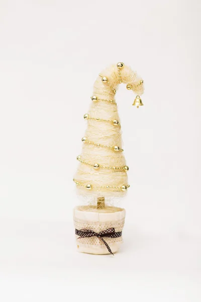 Christmas tree made of sisal — Stock Photo, Image