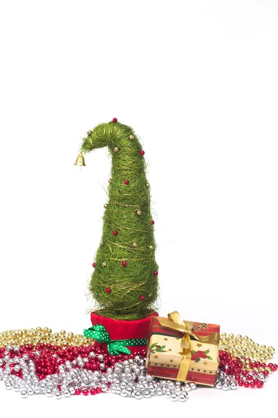 Árbol de Navidad hecho de sisal — Foto de Stock