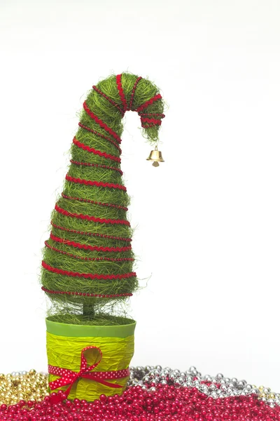 Weihnachtsbaum aus Sisal — Stockfoto