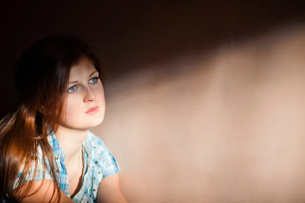 Woman suffering from a severe depression — Stock Photo, Image