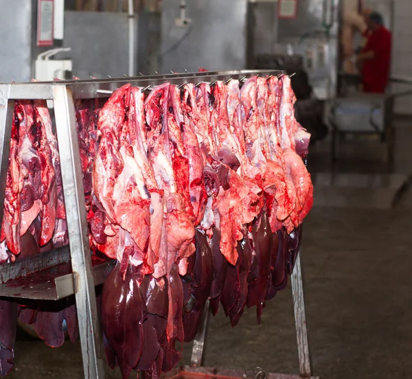 Fábrica de carne — Foto de Stock