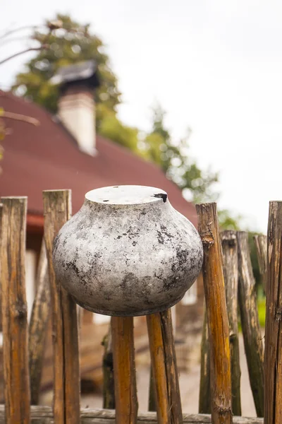 Olla de boliche viejo — Foto de Stock