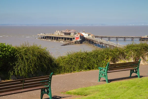 Birnbeck Island and Pier Weston-super-Mare Somerset — Stock Photo, Image