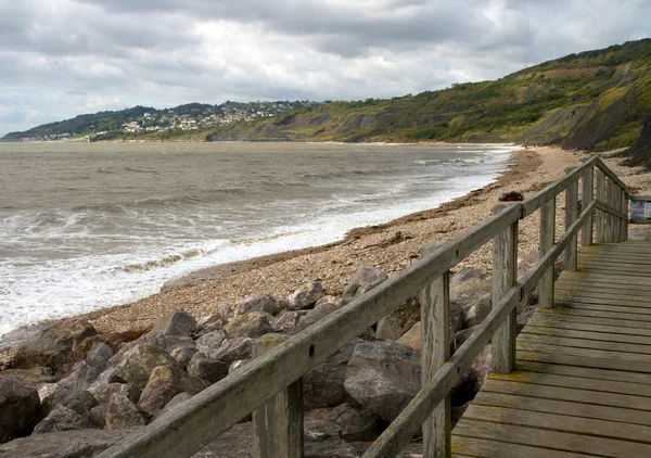 Charmouth beach in Dorset — Stock Photo, Image