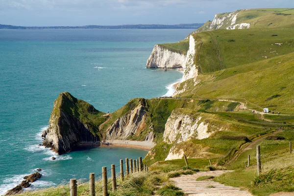 Durdle dveře pobřeží dorset — Stock fotografie