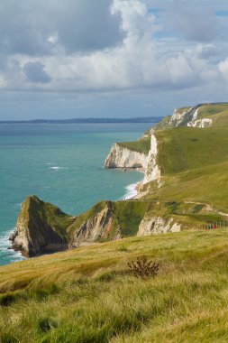 Dorset sahil şeridi durdle kapının yanında