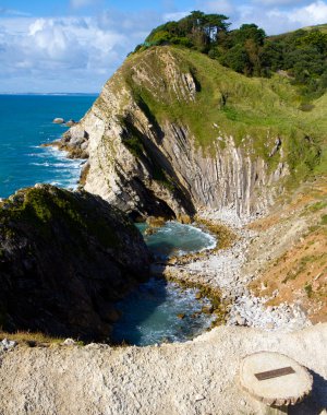 lulworth yanındaki merdiven deliğe koy dorset