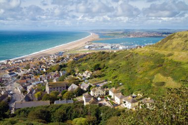 üzerinde görüntülemek portland ve chesil beach dorset