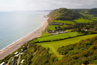Güney Batı Kıyı yolu branscombe devon
