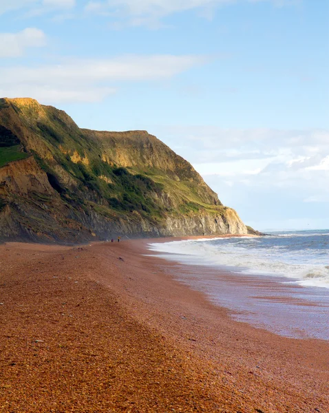 Seatown plage et falaises Dorset — Photo
