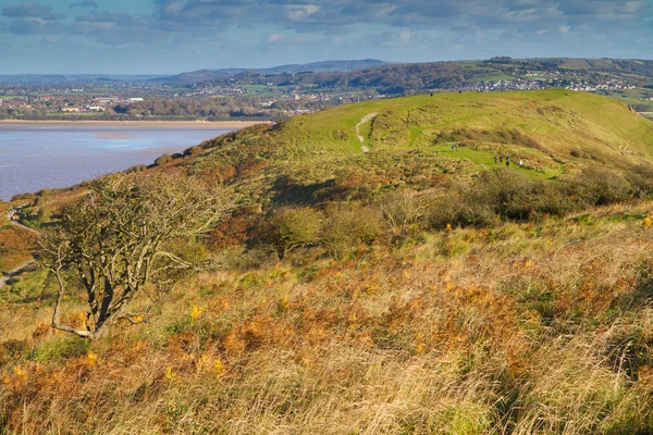 Brean κάτω στο somerset φθινόπωρο — Φωτογραφία Αρχείου