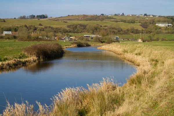 River Axe Somerset Inglaterra — Foto de Stock