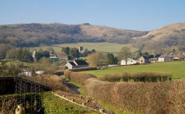 Compton bishop ve sahtekarlardan tepe somerset İngiltere