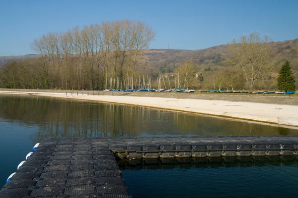 Cheddar Axbridge Reservoir Somerset England — Stock Photo, Image