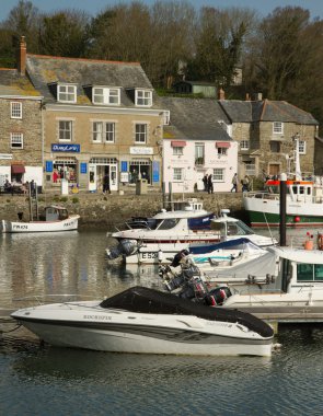 Padstow balıkçı köyü cornwall, İngiltere