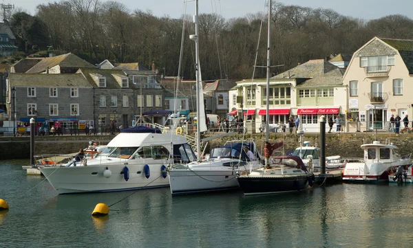 Wieś Anglia rybackiego Padstow — Zdjęcie stockowe