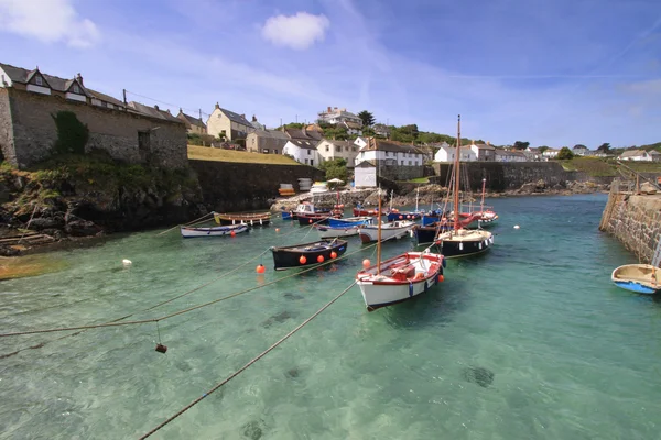 Coverack vila de pescadores Cornwall Inglaterra Reino Unido — Fotografia de Stock