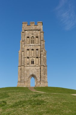 Glastonbury tor somerset İngiltere'de