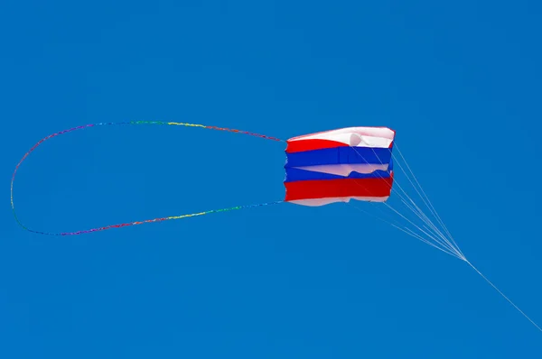 Handbag red white blue kite — Stock Photo, Image