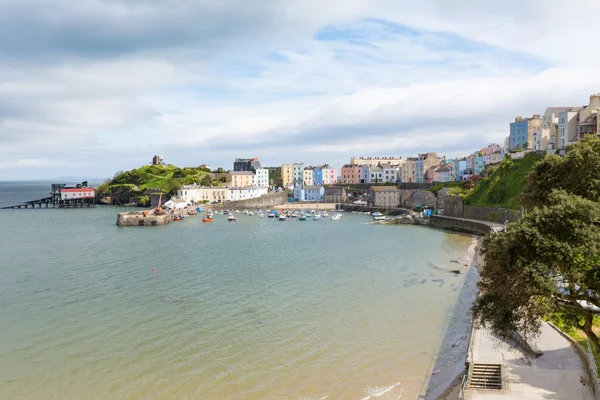 Tenby País de Gales histórica cidade galesa — Fotografia de Stock