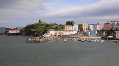 Tenby pembrokeshire mükemmel plajları ve geçmiş Galler