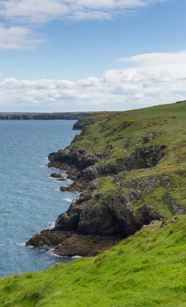 Marloes and St Brides bay West Wales coast near Ser island . — стоковое фото